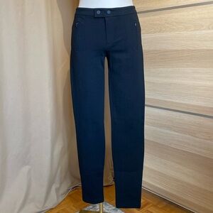 Vince Black Slim Ankle Pants | Tailored Stretch Trousers | Size 6